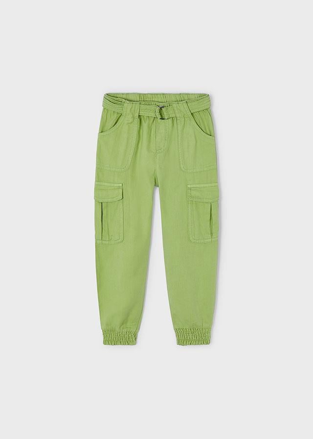 Mayoral Yazlık Kız Denim Pantolon Yeşil 3531