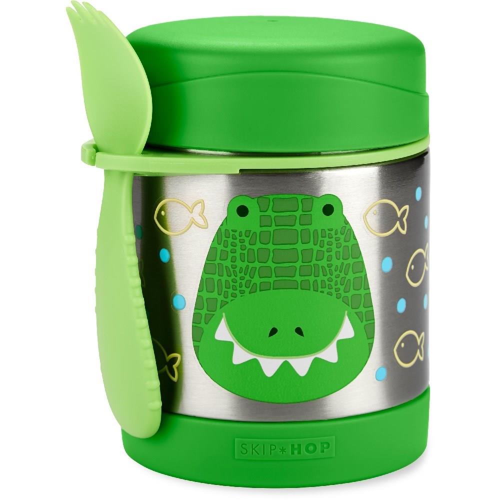 Skip Hop Zoo Paslanmaz Çelik Termos Timsah Orjinal 931410