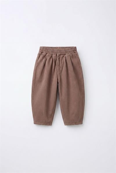 Unisex 2-8 Yaş Pantolon Balon Kahverengi