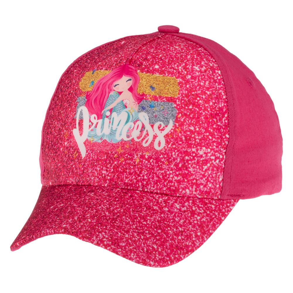  Kız Çocuk 4-8 Yaş Y24212-07 Prenses Şapka Fuşya 