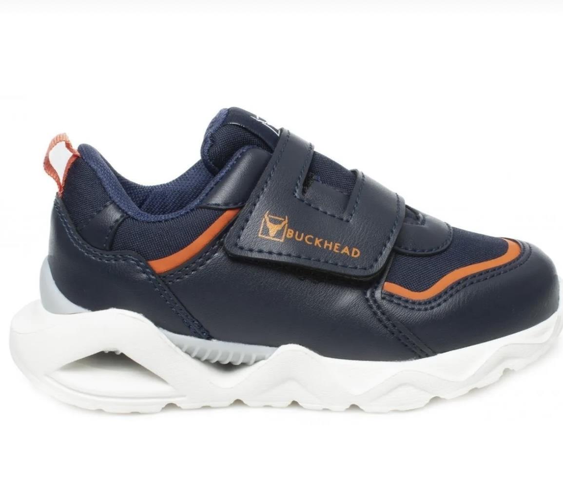 Buckhead Çocuk Sneaker Ayakkabı 4166 Lacivert Turuncu