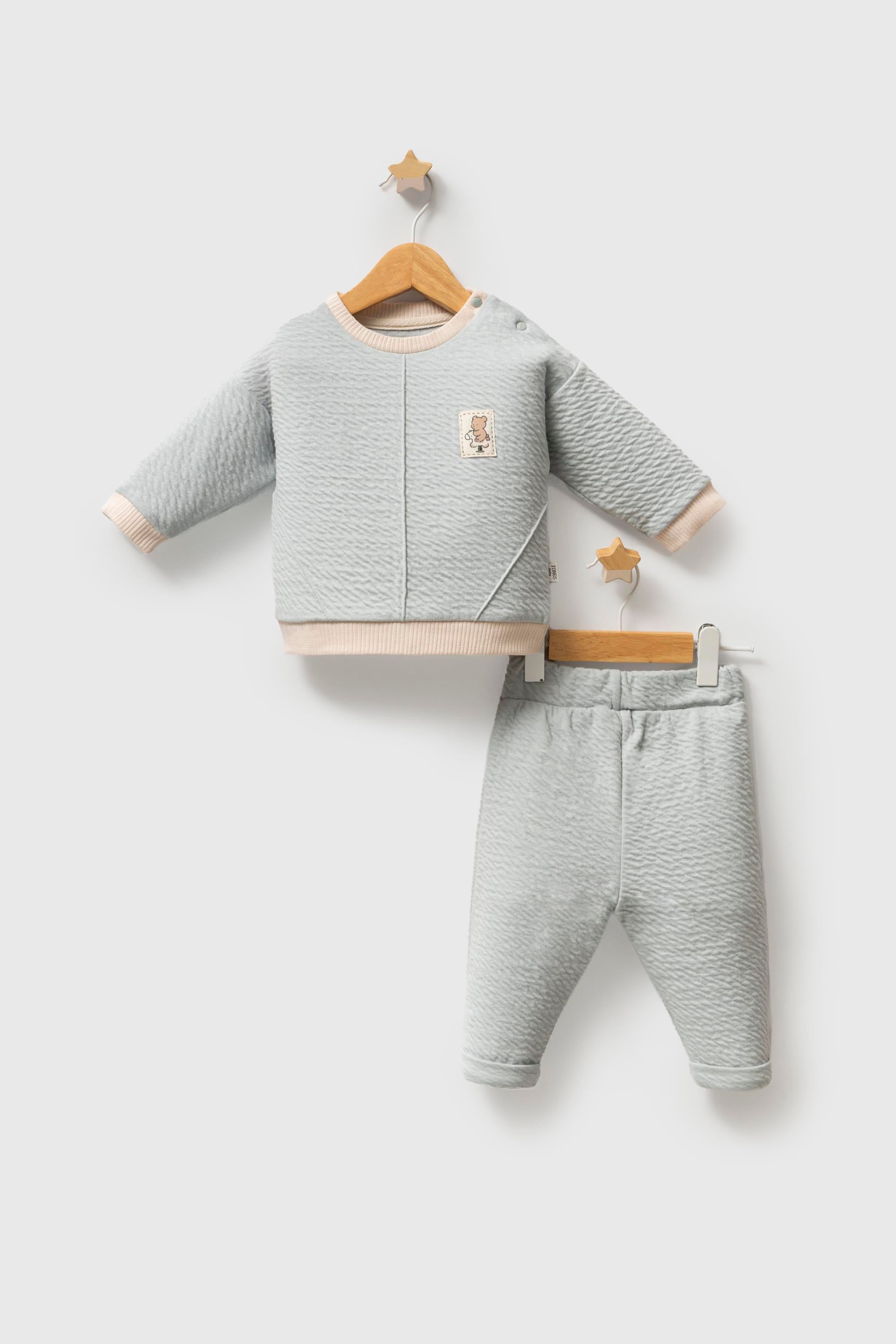 Erkek Bebek 2 li Takım Mavi 5653 