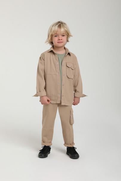 Erkek Çocuk 12 Ay-5 Yaş Ceket Pantolon Takım Camel 2544