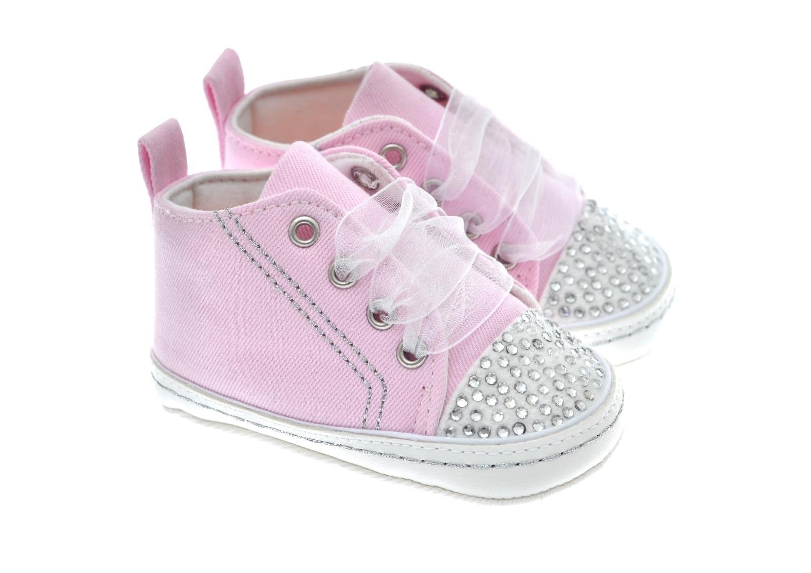 Frsr 91102 Pembe Taşlı Bebek Patik Ayakkabı 1