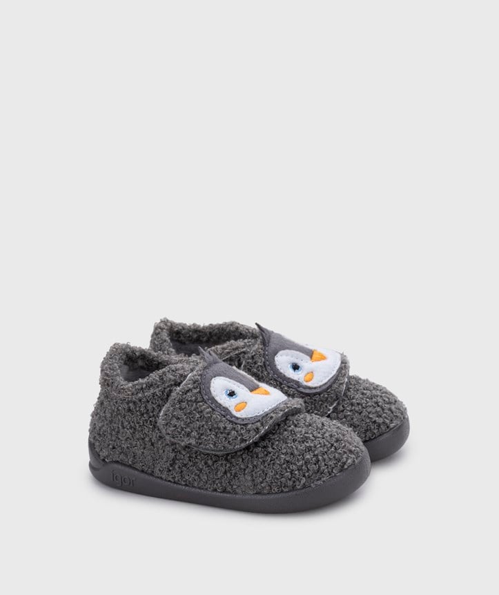 İgor Çocuk Homie Pinguino Panduf Antrasit  W10351-134 
