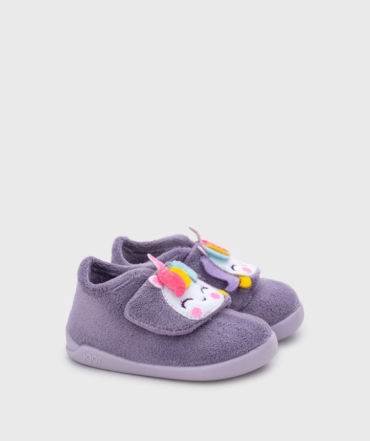 İgor Çocuk Homie Unicornio Malva Panduf Mor W10354-018 