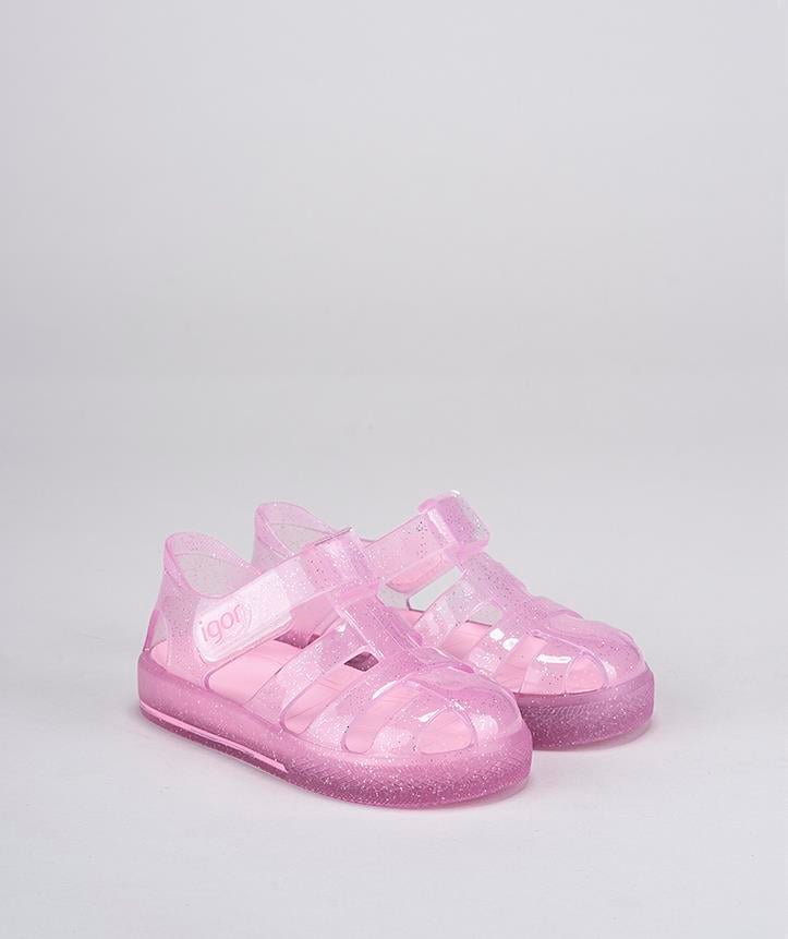 İgor Çocuk Sandaleti Star Glitter - Pink Pembe S10265-049