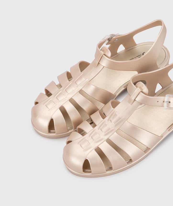 igor Yazlık Kadın Sandaleti Biarritz Metal Platino  BB340-388