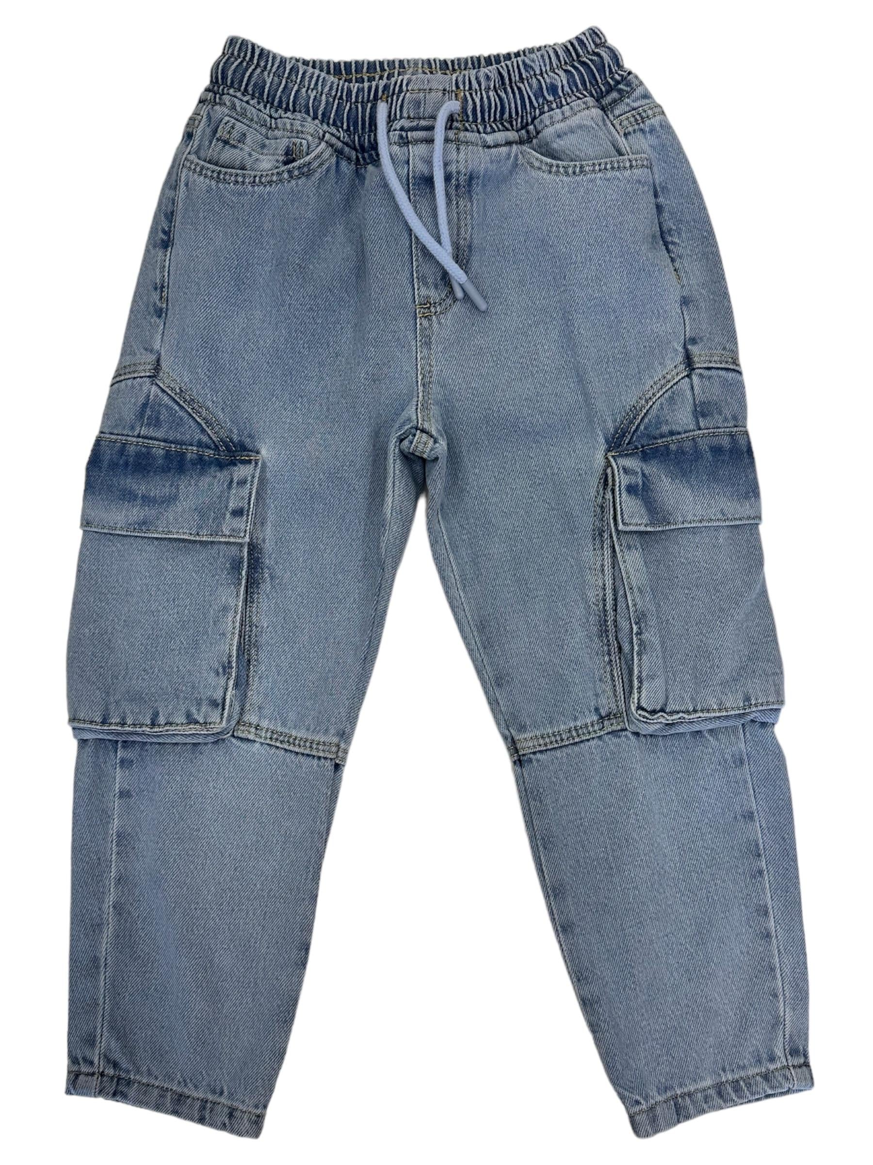 Jcklns  Lastikli Kot Pantolon Mavi 2475