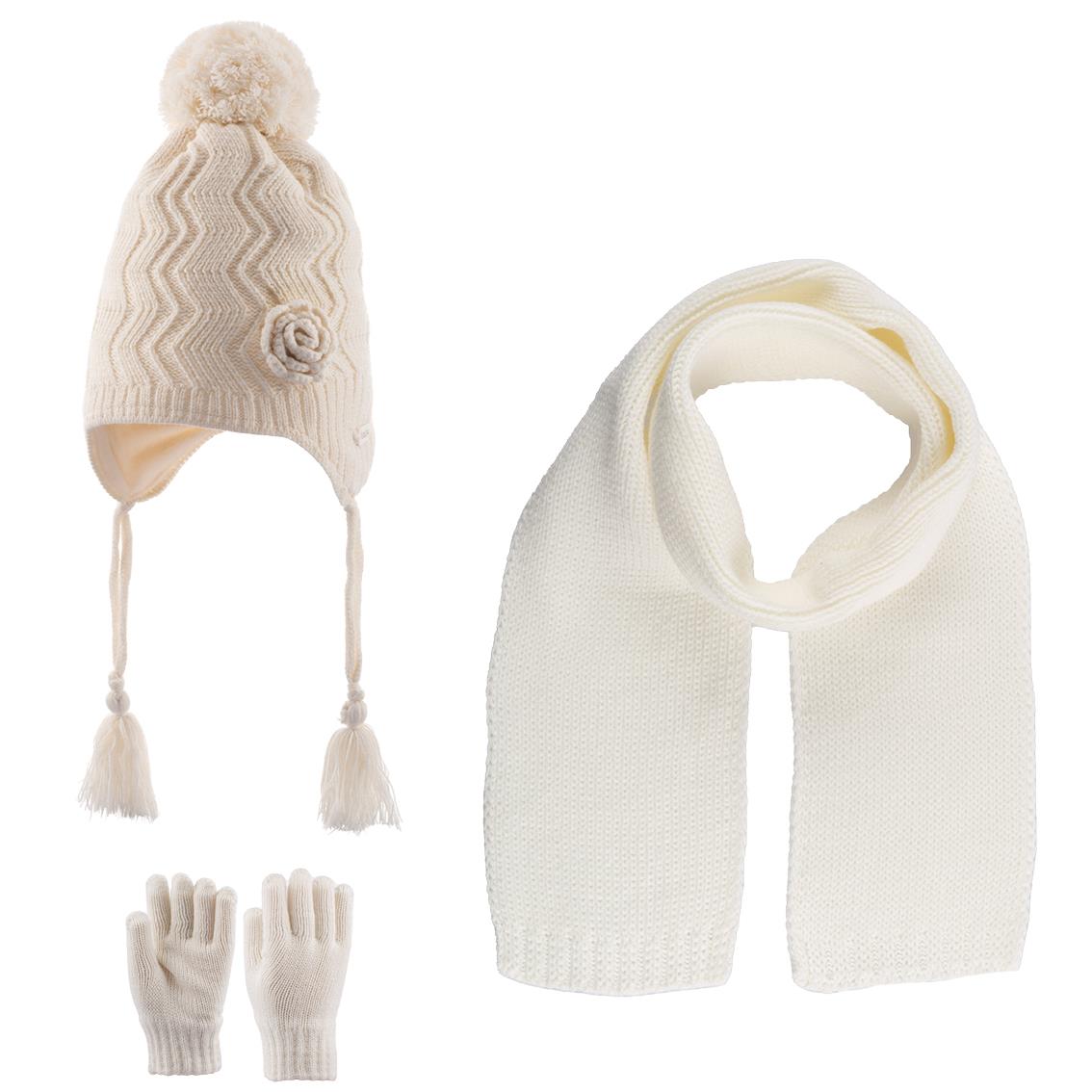 Kitti  Atkı Bere Set 23170-03-R028 Krem 4-8 Yaş