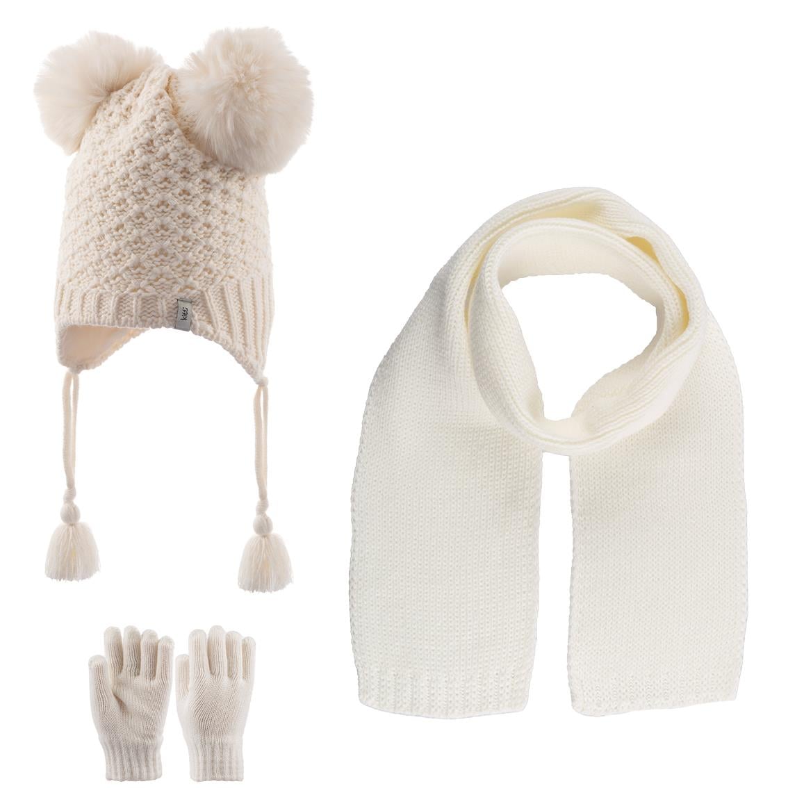 Kitti  Atkı Bere Set 23170-04-R028 Krem 4-8 Yaş