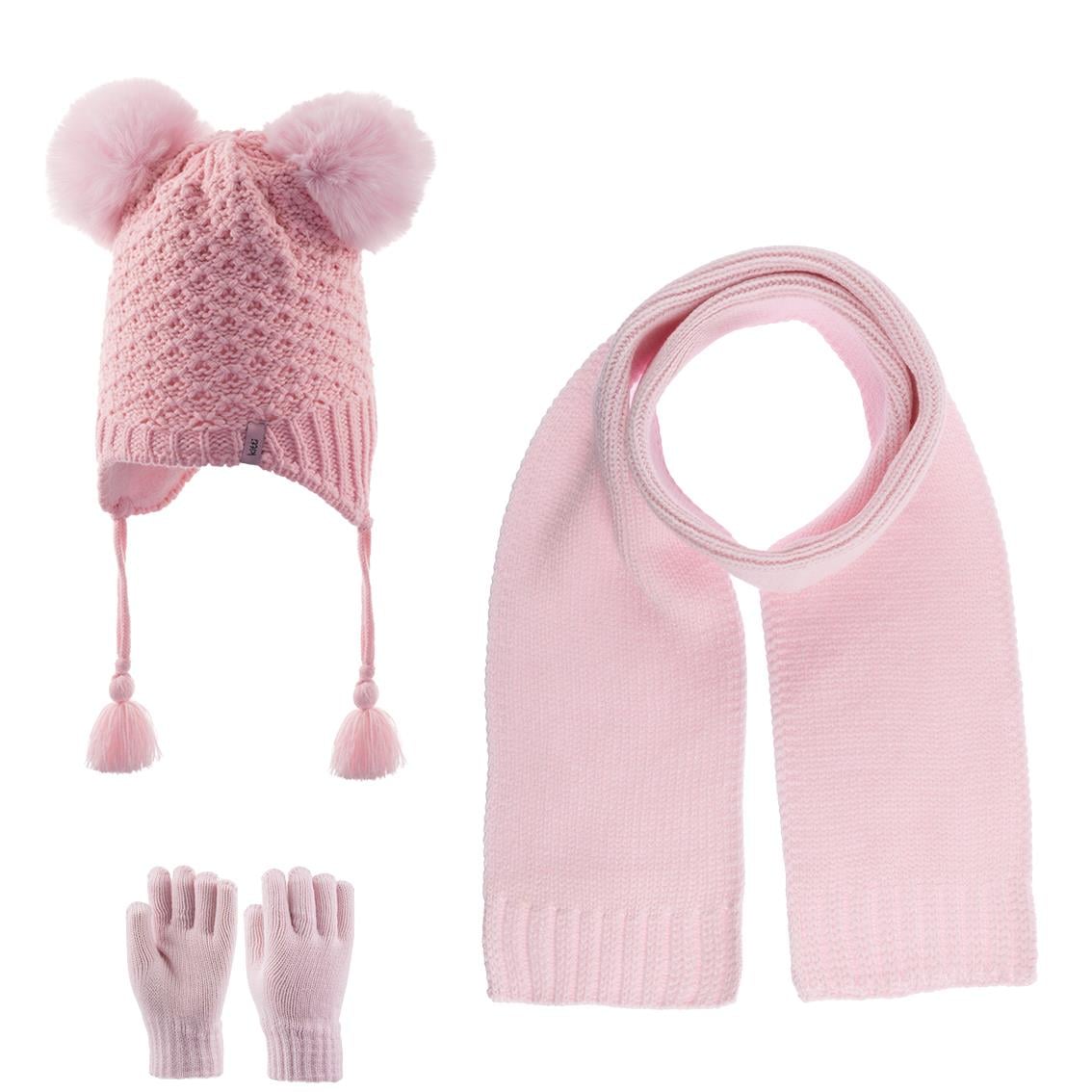 Kitti  Atkı Bere Set 23170-04-R063 Pembe 4-8 Yaş