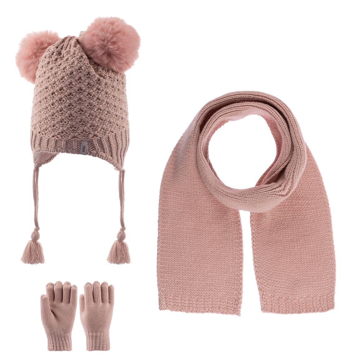 Kitti  Atkı Bere Set 23170-04-R077 Pudra 4-8 Yaş