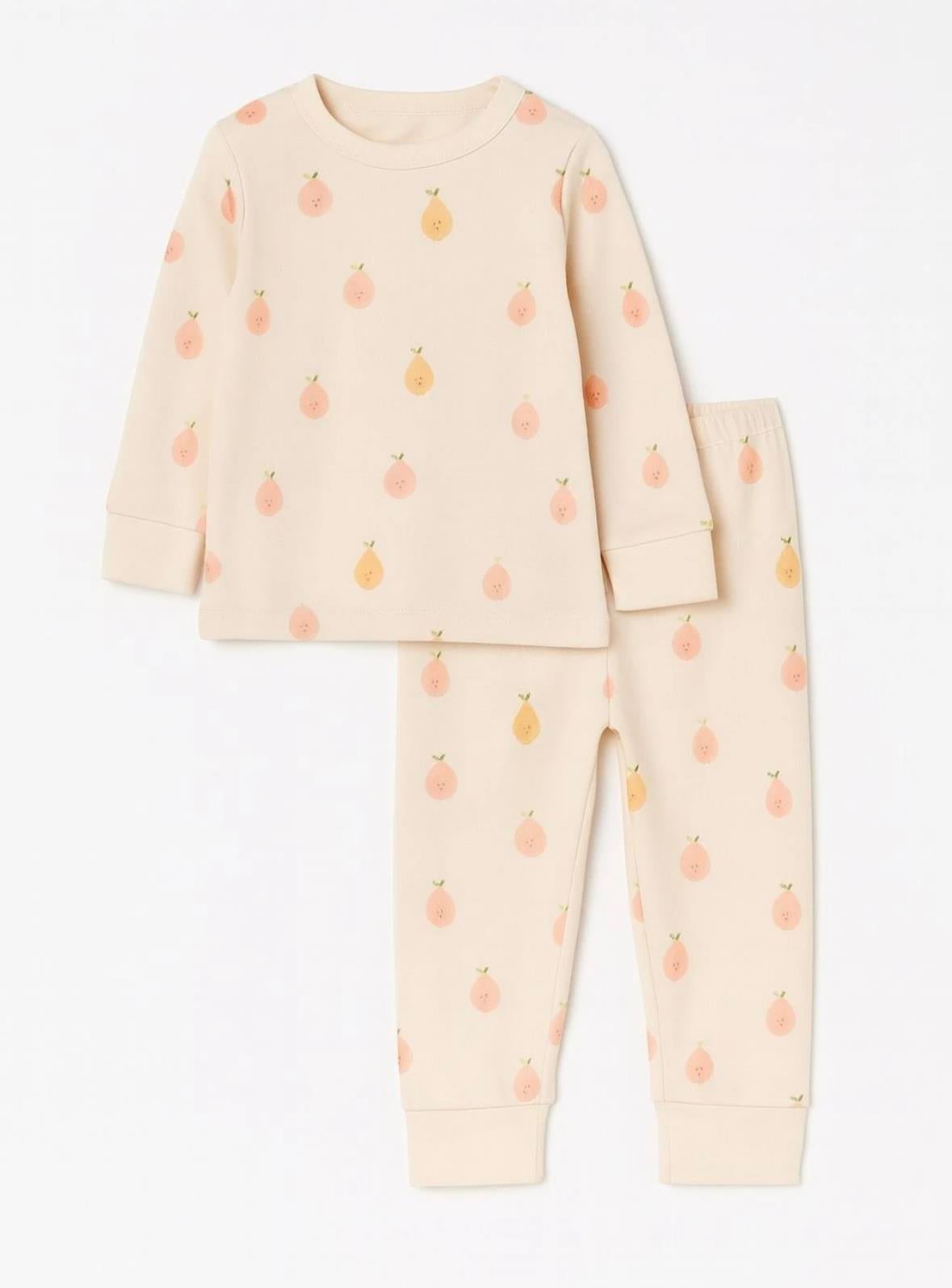 Little Lune Meyve Desenli Pijama Takım Pembe