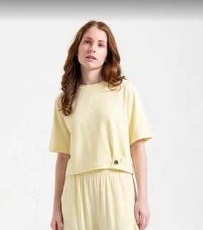 Loco Kız Çocuk 8-15 Yaş  8398 Modal Pantolonlu Rahat Takım Sarı