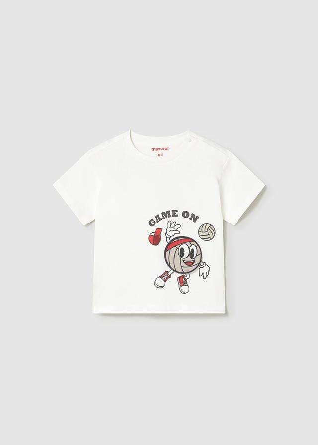 Mayoral Erkek Top T-shirt Krem 1006               