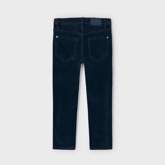 Mayoral Kışlık Erkek SlimFit Kadife Pantolon Koyu Mavi 537