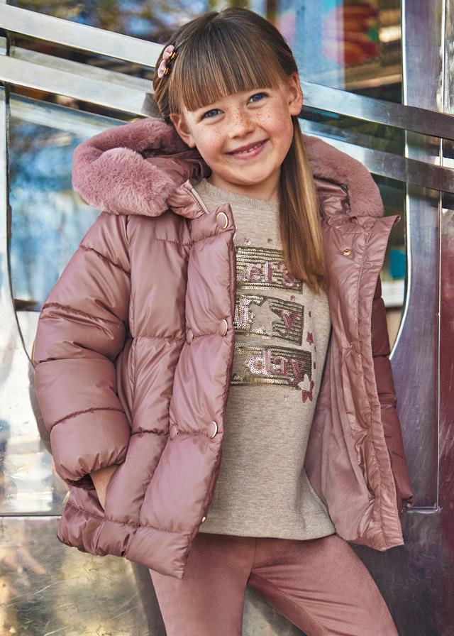 Mayoral Kız 3-9 Yaş Kışlık  Mont Pembe 4489
