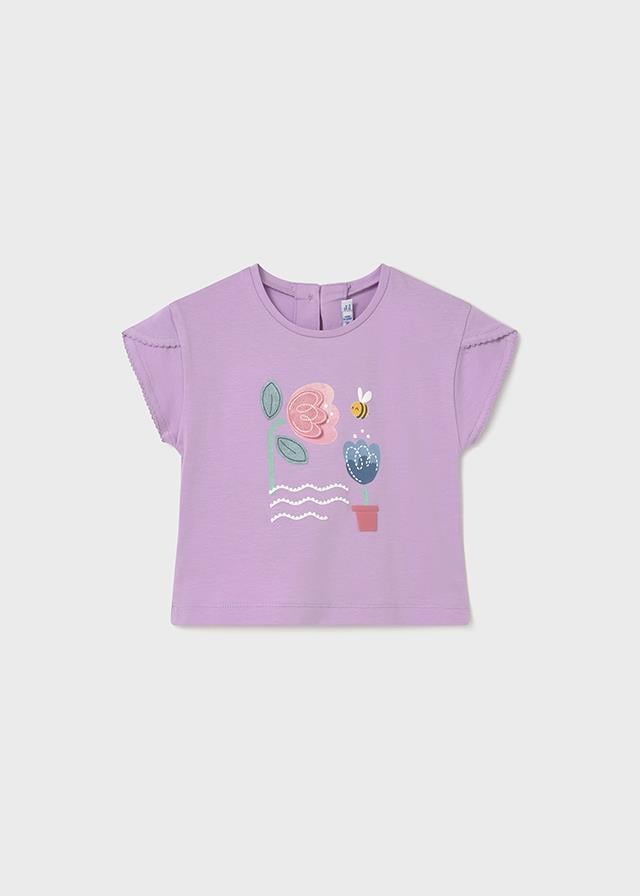 Mayoral Kız Lale T-shirt Lila 1087          