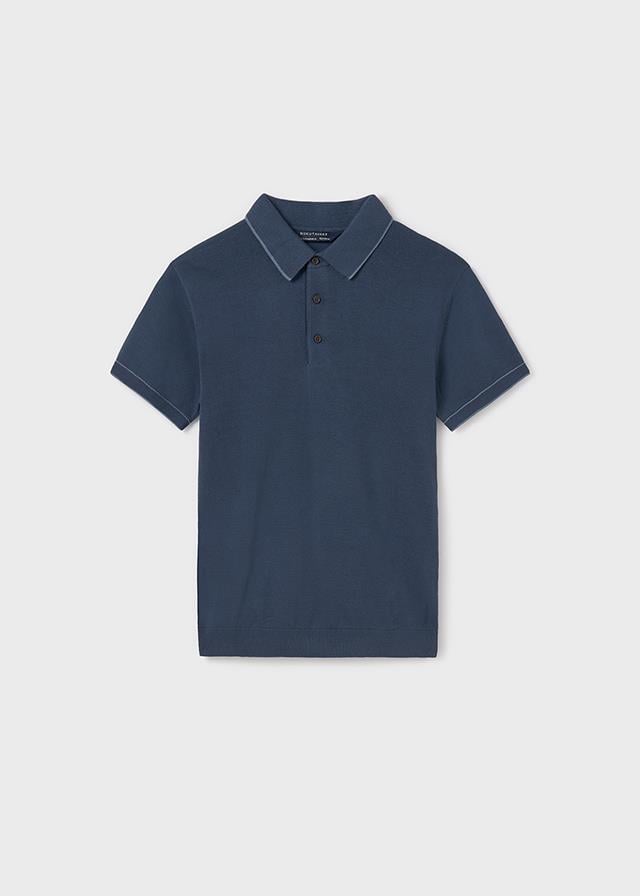 Mayoral Yazlık Erkek 10-18 Yaş Polo Yak Tişört Lacivert 6129
