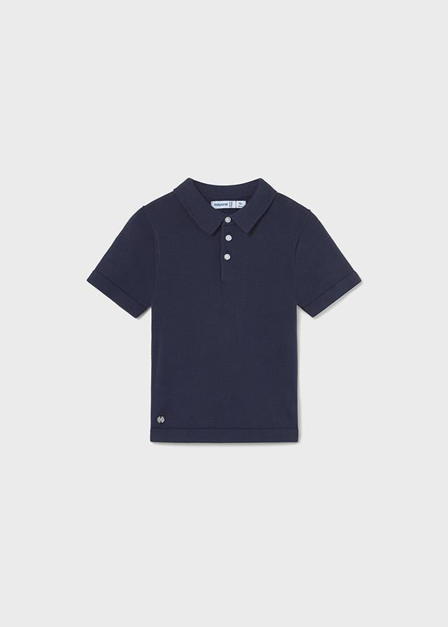 Mayoral Yazlık Erkek 12 Ay-4 Yaş Polo Yaka Triko T-shirt Lacivert 1106