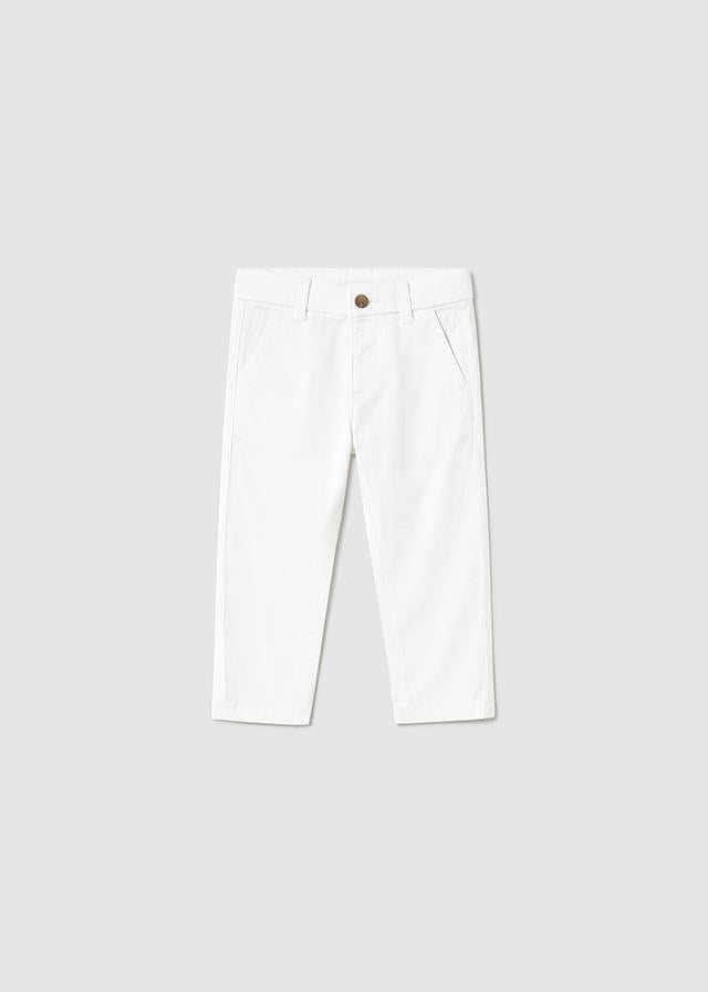 Mayoral Yazlık Erkek Bebek 12 Ay-4 Yaş Gabardin Pantolon Beyaz 522