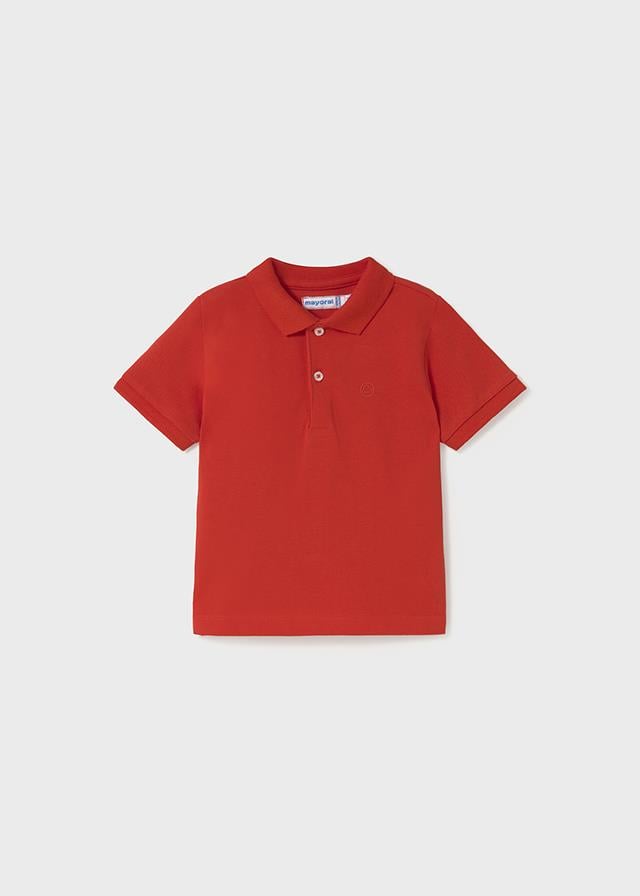 Mayoral Yazlık Erkek Bebek Kısa Kol Polo Yaka T-shirt Kırmızı 102