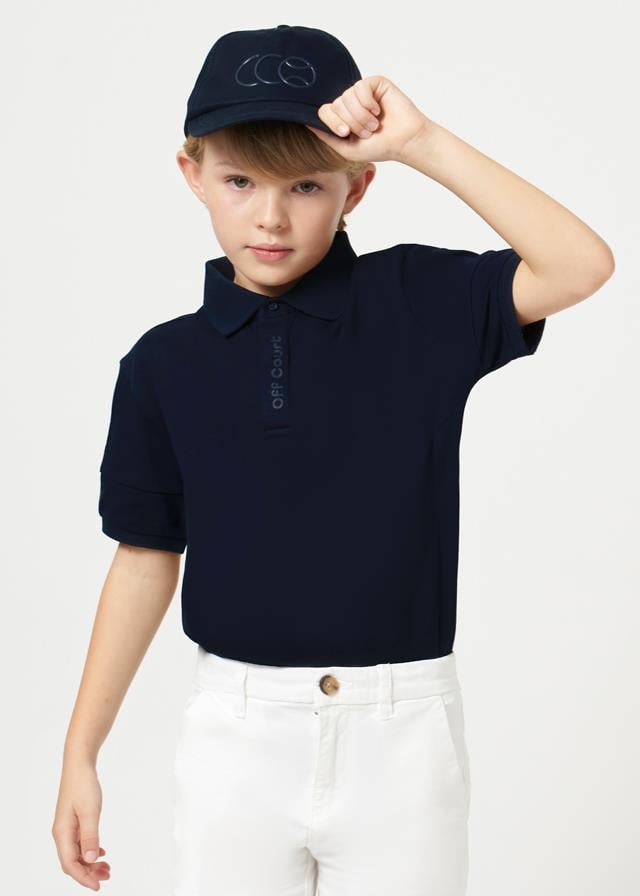 Mayoral Yazlık Erkek Kısa Kol Polo T-shirt Lacivert 6111