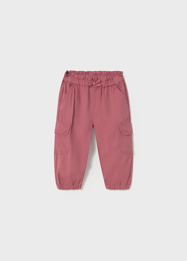 Mayoral Yazlık Kız 12 Ay-4 Yaş Kargo Pantolon Pembe 1571