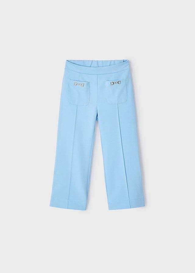 Mayoral Yazlık Kız 4-10 Yaş Pantolon Bebe Mavisi 3552