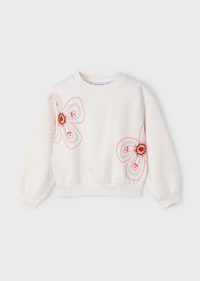 Mayoral Yazlık Kız 4-10 Yaş Sweat Kemik 3402