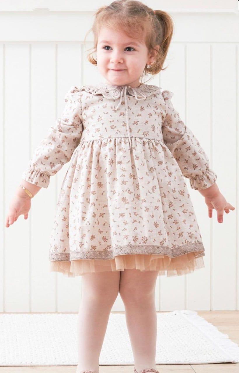 Mymio Baby Bej Elbise 3883