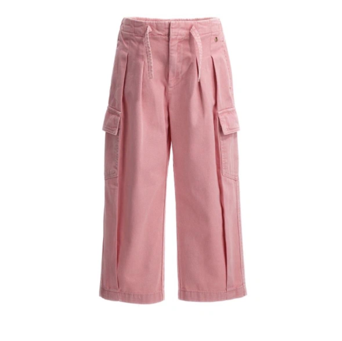 Original Marines Kız 5-12 Yaş Kız Kargo Pantolon Pembe DEA3557F 
