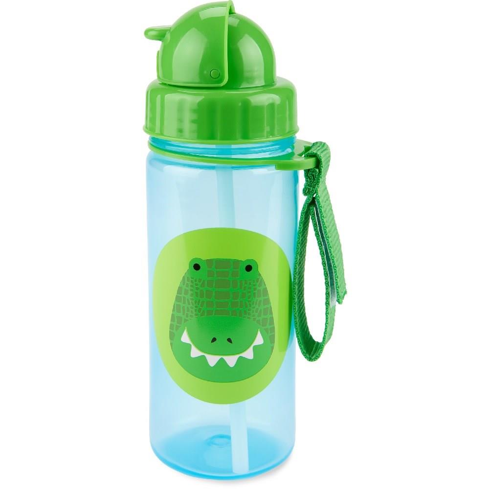Skip Hop Zoo Pipetli Bardak 390 ml Timsah Orjinal 919810