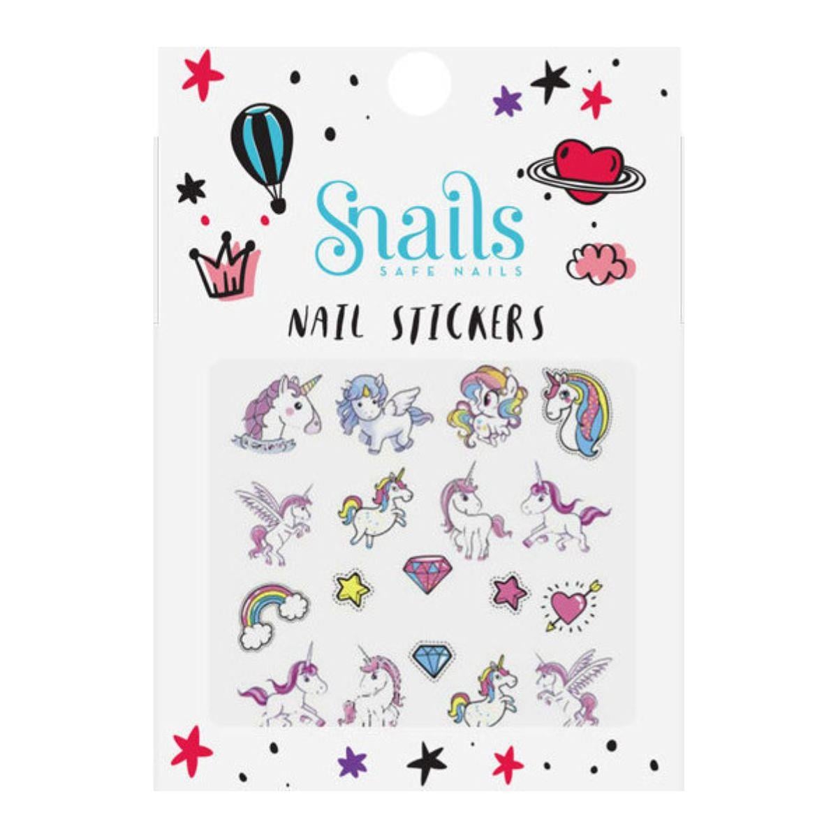 Snails Tırnak Sticker Seti AE034 (Unicorn)