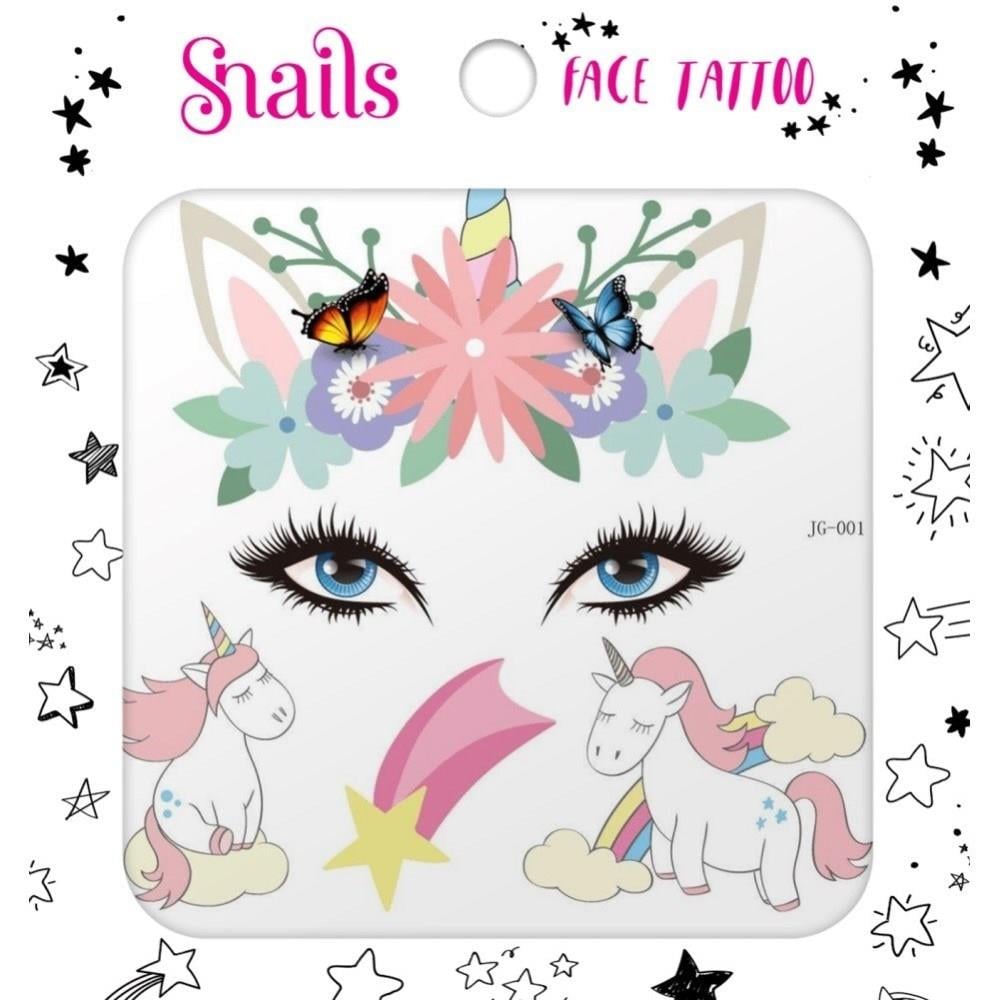 Snails - Yüz Dövmesi – Unicorn Star  FT0007 