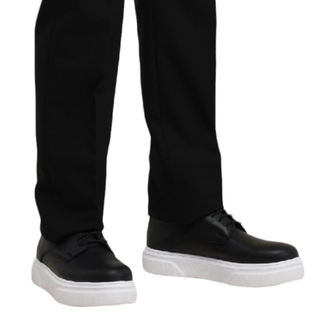 Uniseks Sneaker Ayakkabı Siyah 3024A
