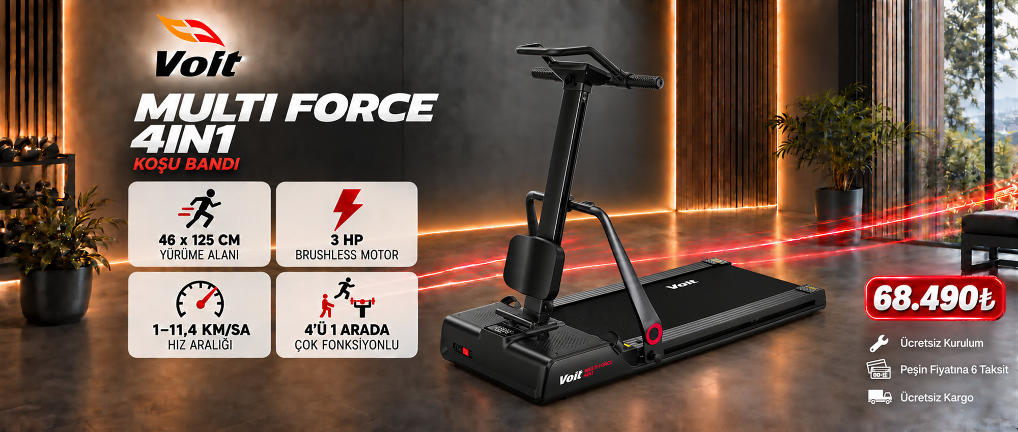 Multi force koşu bandı
