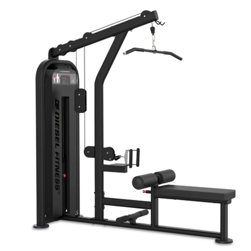 Diesel Fitness D14 Lat Pull / Seated Row Dual Machine