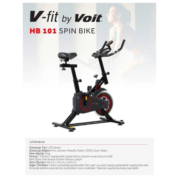 Voit V-Fit By Voit HB101 Spin Bike Teşhir