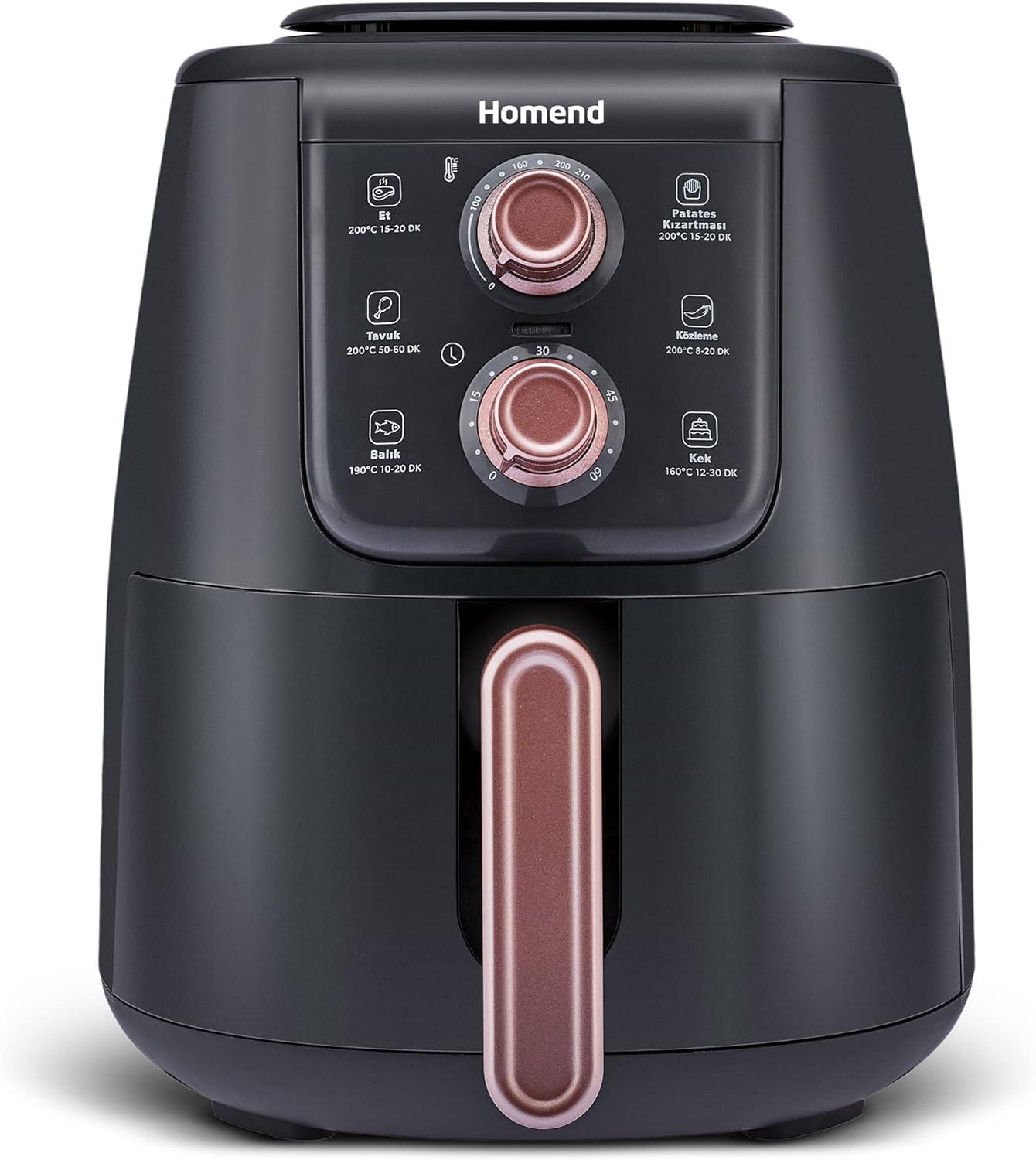 Airfryday 2508H, 4 Litre Sıcak Hava Fritözü Airfryer