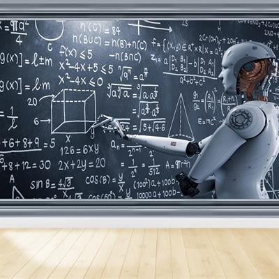 Dreamwall 3D Problem Çözen Robot Desenli Silinebilir Kumaş Duvar Kağıdı