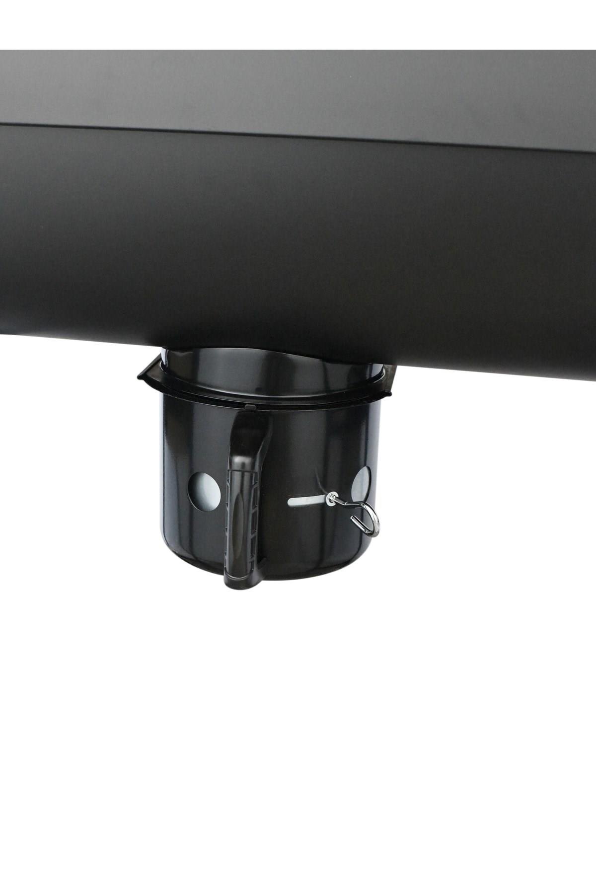 KB-737D(MK+TH+KÜL)KAPAKLI KATI YAKIT BBQ LUXELL