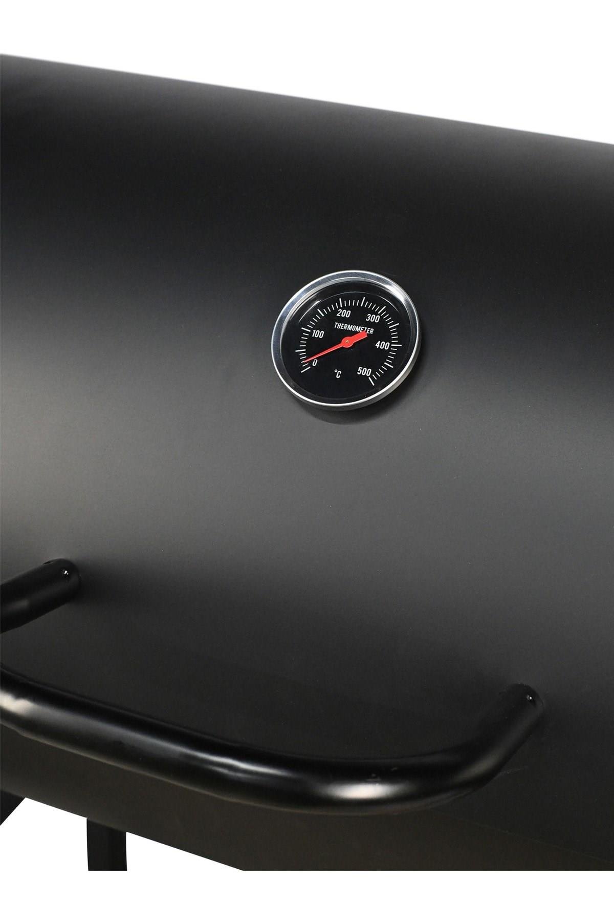 KB-737D(MK+TH+KÜL)KAPAKLI KATI YAKIT BBQ LUXELL