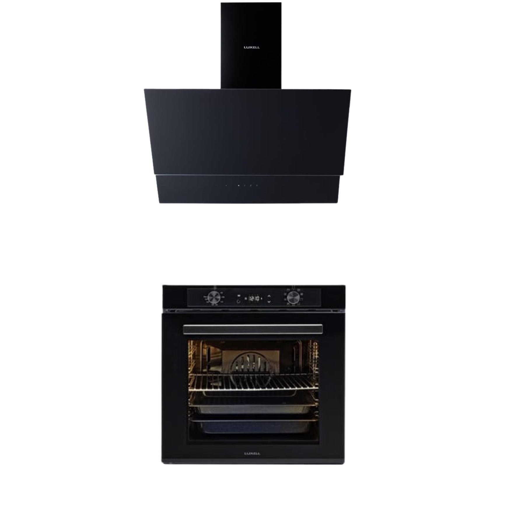 LUXELL 2 Lİ SİYAH CAM SET (DAVLUMBAZ-FIRIN)