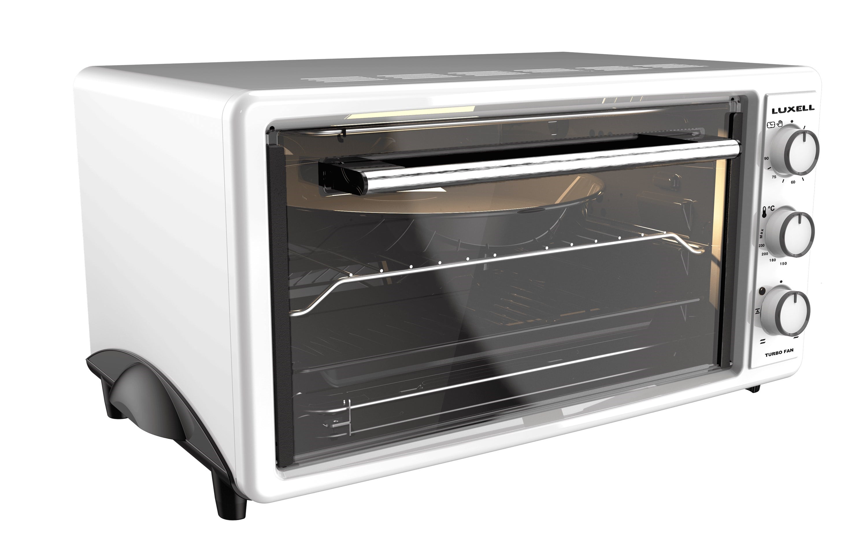 Luxell 40 Litre Turbo Mini Fırın Beyaz – LX-3525