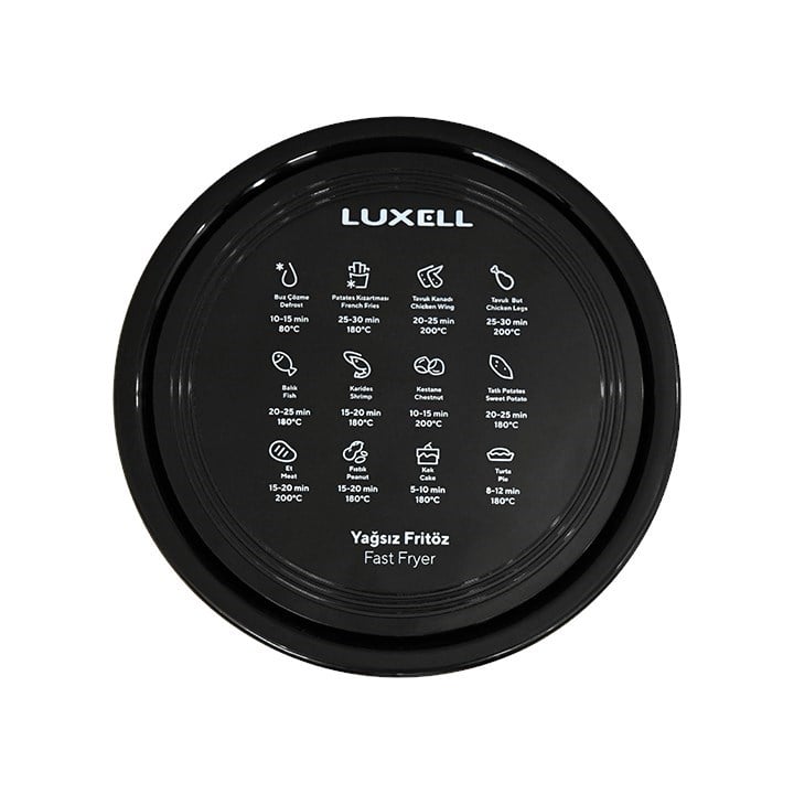Luxell 5,5 Litre Fast Fryer Air Fryer Siyah – LX-FC5130
