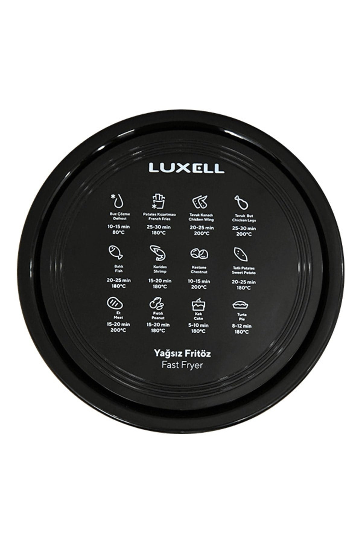Luxell 5,5 Litre Fast Fryer  Rose Gold Siyah – LX-FC5638