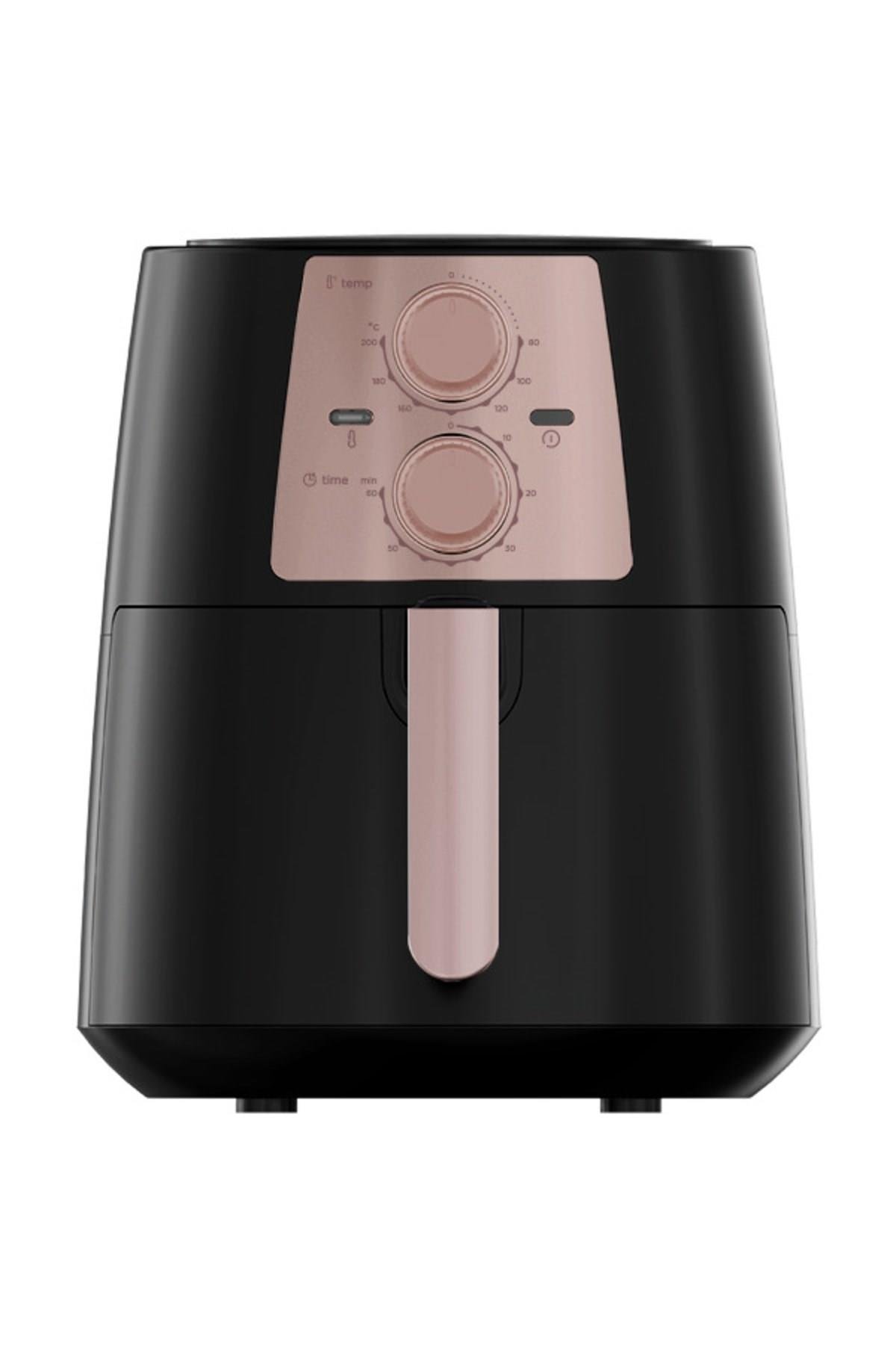 Luxell 5,5 Lt Fastfryer (Rose-Black) (LX-FC5638)