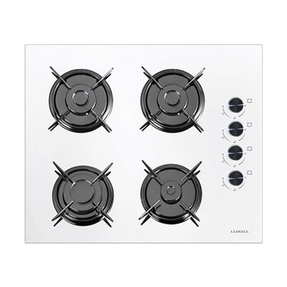 Luxell 88 Lt Platınum Beyaz Cam Ankastre Set